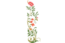 Blumenmotiv 29 - schablonen im stil der renaissance