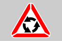 Kreisel - schablonen mit zeichen und logo