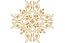 Kreisförmiges Motiv im viktorianischen Stil 16 - klassische schablonen