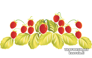 Erdbeere von Zhostovo 1 - Schablone für die Dekoration