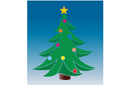 Kleiner Tannenbaum - schablonen "weihnachten und neues jahr"